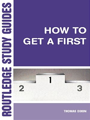 cover image of How to Get a First